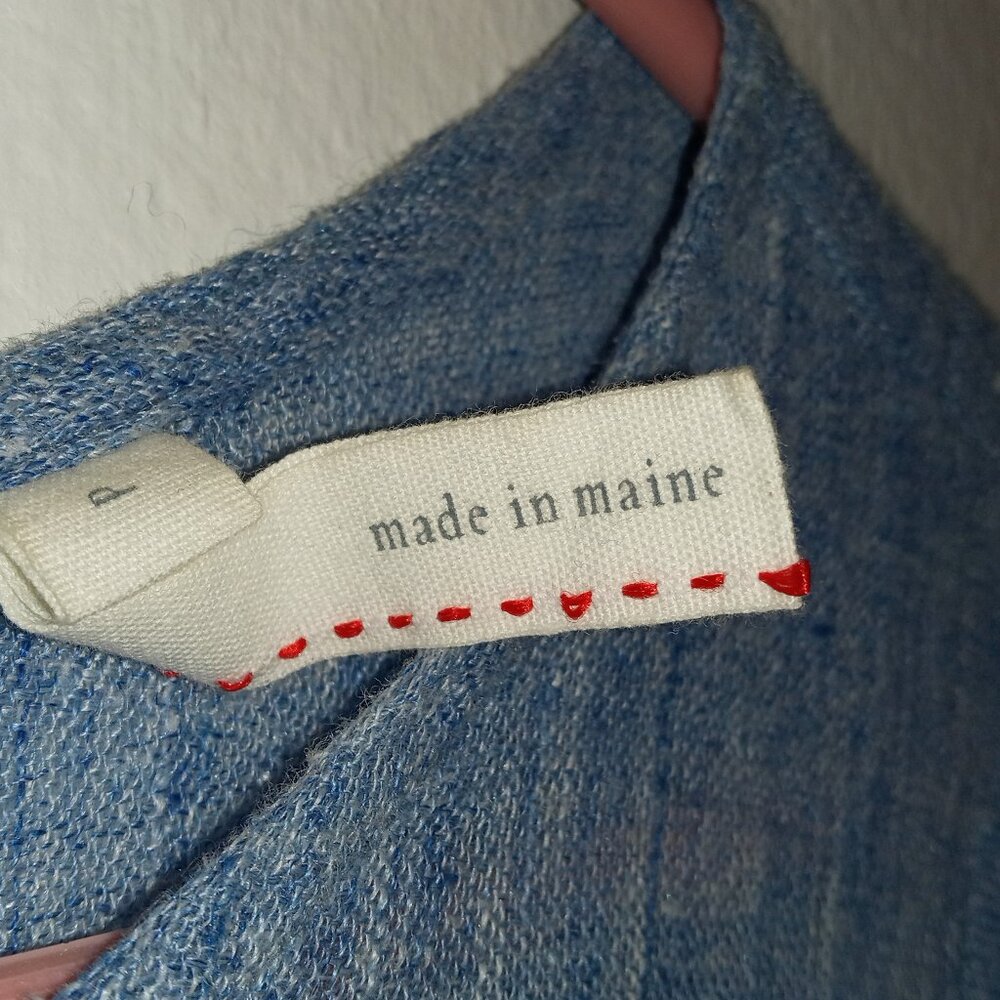 Nuthatch / Made in Maine pure linen dress - Picture 2 of 4